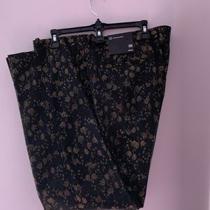 International Concepts Men’s Dress Pants | Black/Gold | NWT